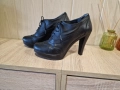 Дамски обувки на ток естествена кожа, снимка 4
