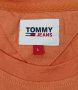 Tommy Jeans Badge Logo T-Shirt оригинална тениска L памучна фланелка, снимка 3