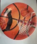 Баскетбол 10 бр парти чинии чинийки, снимка 2