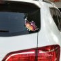 Качествен стикер лепенка цветна пеперуда за автомобил кола джип ван бус, снимка 2