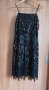 BCBG MAX AZRIA - черна рокля с пайети и тюл, снимка 2