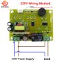 Терморегулатор   W1411   AC 220V цифров контролер   с три показания на дисплея., снимка 3