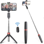 Bluetooth Селфи стик / Selfie stick 3 в 1, стойка, трипод, снимка 6