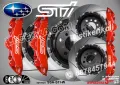 Subaru STI надписи за капаци на спирачни апарати, снимка 5