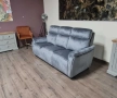 Сив диван тройка от плат плюш, снимка 4