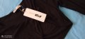 Нов Дамски Топ в Черно размер М Л Дамски Кроп топ от трико с дтлгъ ръкави, снимка 1 - Блузи с дълъг ръкав и пуловери - 43484435