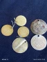 Лот монети 6 броя продупчени за забрадка,колан,рокля 50056, снимка 1