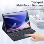 DUX DUCIS кожен калъф с Bluetooth клавиатура и тъчпад за Samsung Galaxy Tab S9+ / S9 FE+, снимка 1
