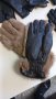 Дамски зимни ръкавици в съчетание от естествена кожа и естествен пух от лисица, снимка 1