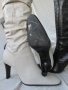 КАТО НОВИ дамски 36 - 37 кожени ботуши- бели,естествена кожа, made in BRAZIL, снимка 13