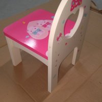 НАМАЛЕНА ЦЕНА НА: Мини дървени детски столчета за най-малките , снимка 6 - Столчета за хранене - 36686045