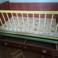 Бебешка кошара с матрак , снимка 2 - Мебели за детската стая - 42948859