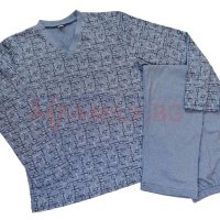 Мъжка пижама памук, размери M - 3XL , снимка 1 - Бельо - 43505268