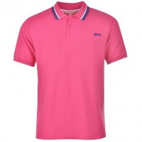  Стилна тениска в зелено,розово,лилаво и оранжево " Slazenger " с къс ръав,внос от Англия-предно зак, снимка 7 - Тениски - 26536752