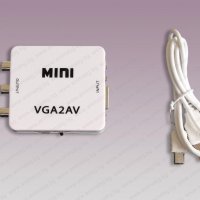 ANIMABG VGA към AV преобразувател с аудио, снимка 3 - Други - 33144797