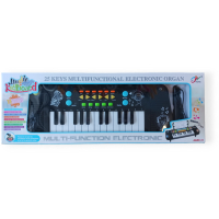 Детско пиано с микрофон 41 см, снимка 1 - Музикални играчки - 44876807