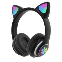 Детски Безжични Слушалки с котешки уши , LED светещи ,Различни цветове , снимка 11 - Bluetooth слушалки - 43800423
