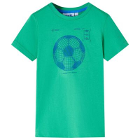 Детска тениска, зелена, 128(SKU:11647, снимка 1 - Детски тениски и потници - 44878166