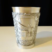 Чаша от калай с релефни картини от Bonn. , снимка 4 - Антикварни и старинни предмети - 27266626