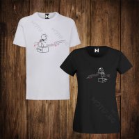 Тениски за двойки - Свети Валентин - дамска тениска + мъжка тениска , снимка 1 - Тениски - 27767818