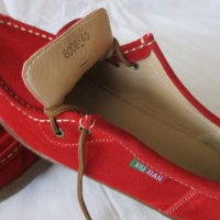 Червени дамски , много удобни мокасини, снимка 5 - Дамски ежедневни обувки - 26582293