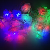 Коледни LED лампички цветя, снимка 4 - Декорация за дома - 38522465