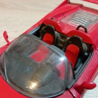 Метална кола "Ferrari" F50 мащаб 1:24, снимка 11 - Коли, камиони, мотори, писти - 43091332