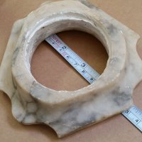 Стари Уникални ръчно резбовани в мрамор делфини, снимка 5 - Антикварни и старинни предмети - 40285966