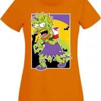 Дамска тениска The Simpsons Lisa Simpson 01,Halloween,Хелоуин,Празник,Забавление,Изненада,Обичаи,, снимка 9 - Тениски - 38154299