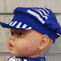 Нова детска моряшка шапка с козирка, от 6 месеца до 8 години, снимка 4 - Шапки, шалове и ръкавици - 36923962