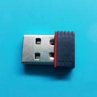 Nano USB безжична мрежова карта RTL8188EU (802.11 ngb), снимка 1 - Мрежови адаптери - 32492555