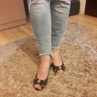 Елегантни дамски сандали от естествен лак, номер 36 , снимка 7 - Сандали - 29284266