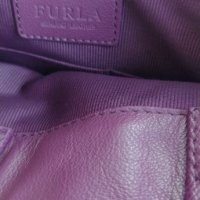 Дамска кожена чанта Furla Musa 790124 Лилава, снимка 4 - Чанти - 43685420