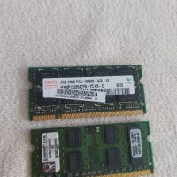 2 броя RAM РАМ памет за лаптоп DDR2 2GB , ram памет 667Mhz, снимка 1 - RAM памет - 43048801