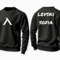 блуза черна мъжка левски софия,блуза levski sofia ultras, снимка 1 - Спортни дрехи, екипи - 44930470