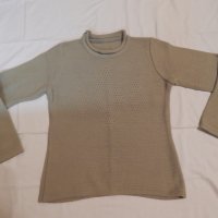 Зелена блузка С-М размер, снимка 1 - Блузи с дълъг ръкав и пуловери - 27176349