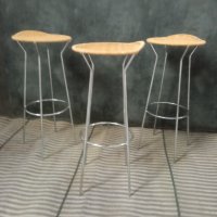 Дизайнерски италиански бар столове, снимка 9 - Столове - 42662085