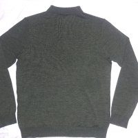 PROFUOMO (L) мъжки италиански пуловер мерино 100% Merino Wool, снимка 4 - Пуловери - 44035649