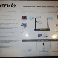 Tenda 300 Mbps Wiereless N Easy Setup Router , снимка 2 - Рутери - 32575694