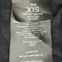 G-STAR RAW оригинално горнище 2XS памучна блуза RIE ART R SW, снимка 6 - Блузи с дълъг ръкав и пуловери - 39736582