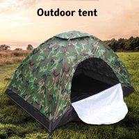 Четириместна палатка камуфлаж + къмпинг фенер, снимка 2 - Къмпинг осветление - 40411193