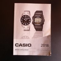 Casio Basis Catalogue Spring/Summer 2018 Каталог часовници G Shock, снимка 1 - Други - 43025742