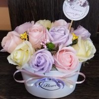Луксозна кутия със сапунени рози, снимка 11 - Подаръци за жени - 38515639