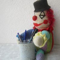 Клоун  - моливник, снимка 1 - Други - 39489662