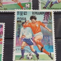 Пощенски марки чиста комплектна серия Футбол Световно първенство Мексико 86г. За колекция - 22547, снимка 7 - Филателия - 36662842