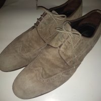 Италиански м.обувки естествена кожа-велур н.44-44,5, снимка 2 - Ежедневни обувки - 43171153