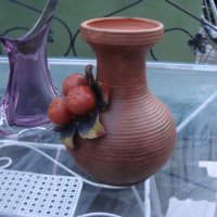 Испанска керамична ваза , снимка 3 - Вази - 26329045