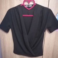 Блуза с къс ръкав ZARA, снимка 1 - Тениски - 39977838