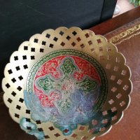 Месингова купа, снимка 3 - Антикварни и старинни предмети - 37779410