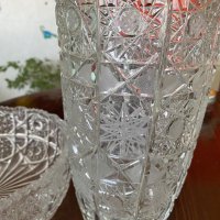 Кристална купа и кристална ваза, снимка 11 - Вази - 37940744
